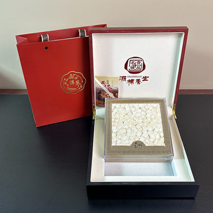 支持视频看现货西洋参片大片花旗参含片高档礼盒装年货送礼长辈