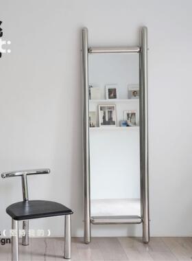 挑时新品| 原创昆斯落地镜全身试衣镜复古北欧家用不锈钢全身镜