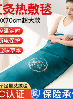 艾灸热敷毯电加热艾绒床垫艾草本包褥子全身仪艾炙理疗官方旗舰店