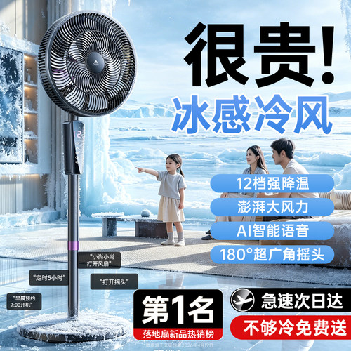 降温第一名】德国进口空调冷风扇