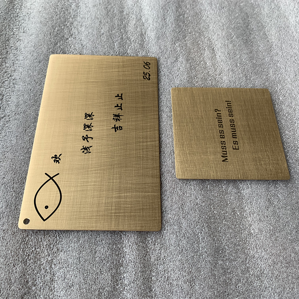 黄铜卡片信件创意贺卡