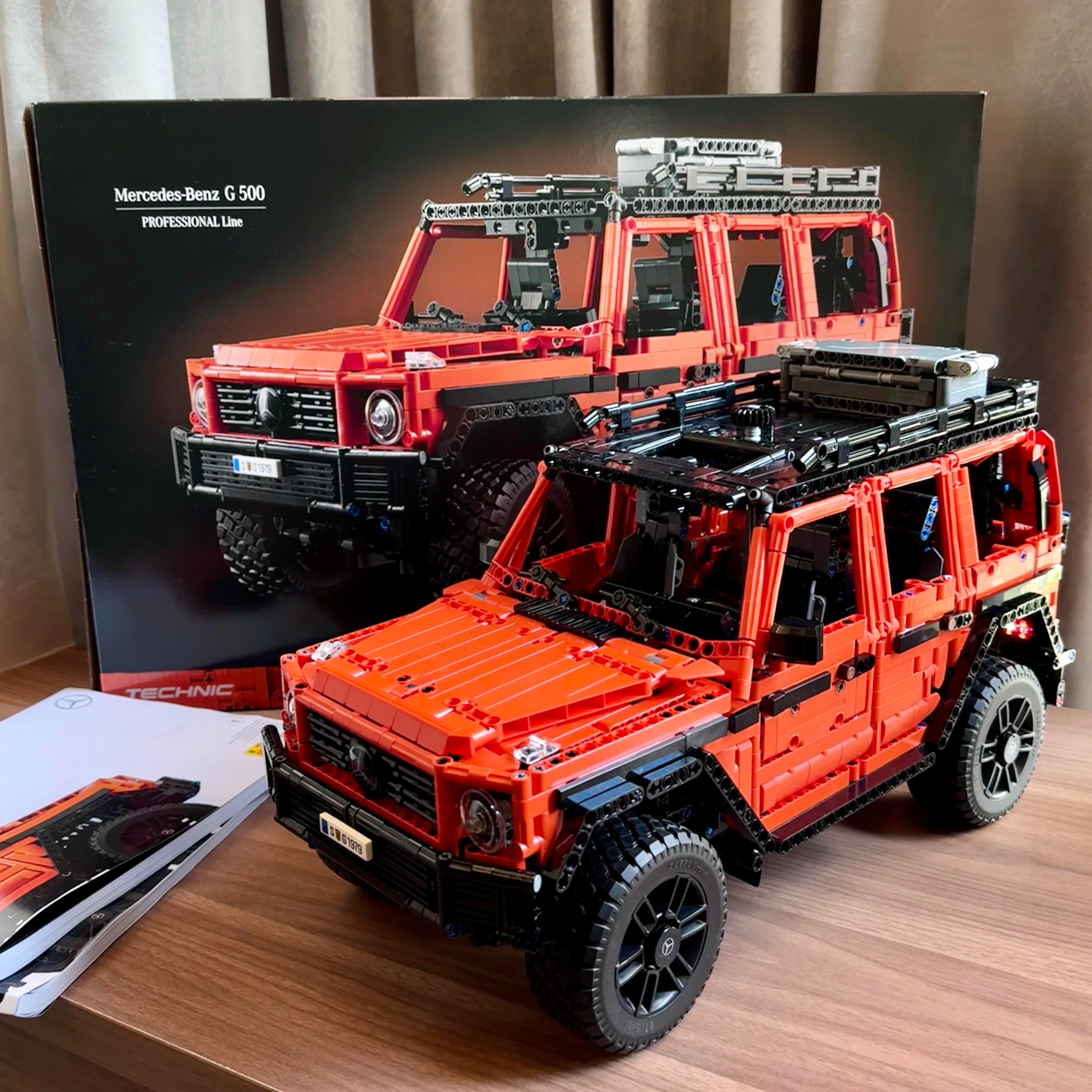 机械组42177梅赛德斯奔驰大G500越野车拼装积木男孩玩具儿童大G