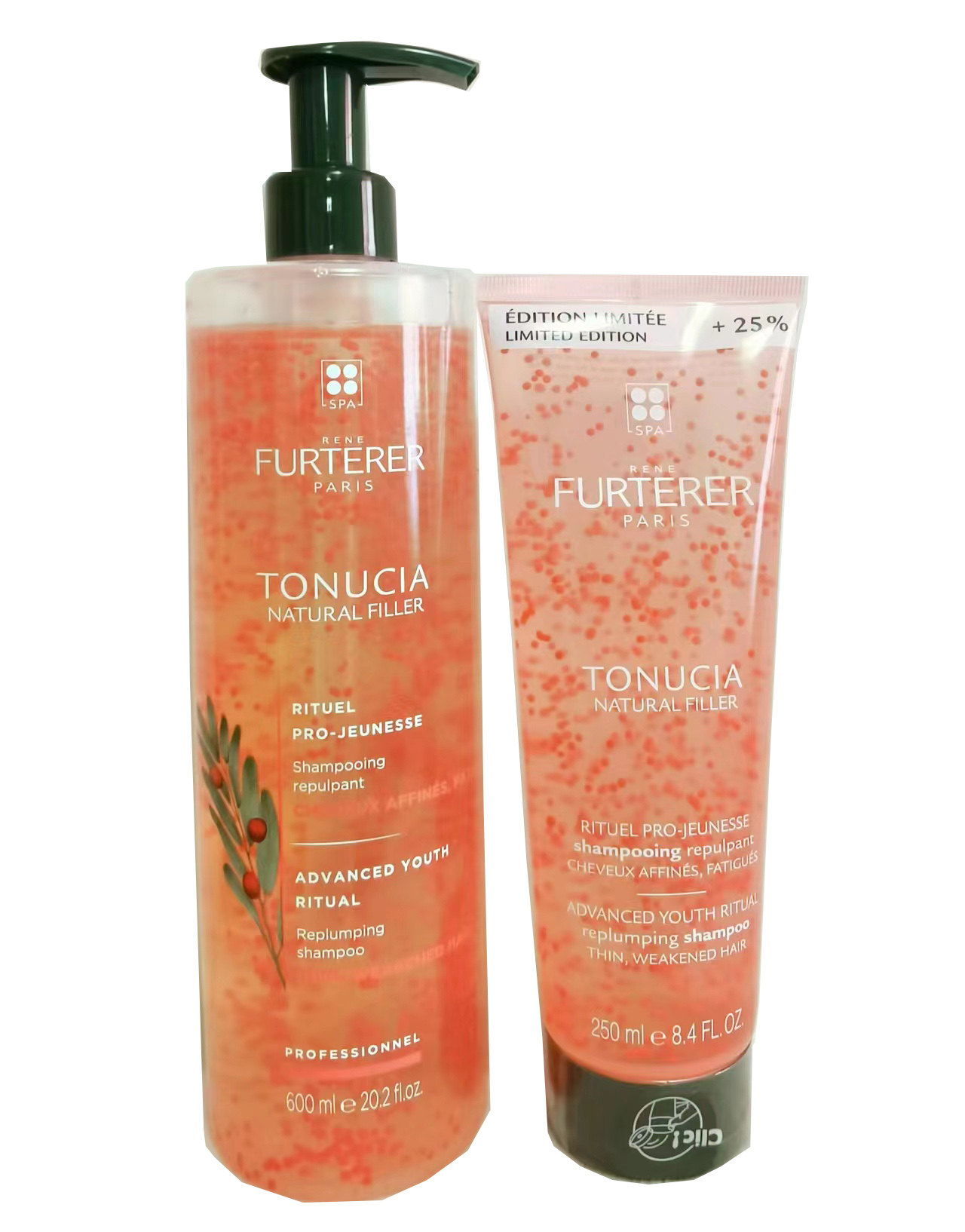 法国馥绿德雅强韧活力洗发露修复细软脆弱易断增粗发根丰盈