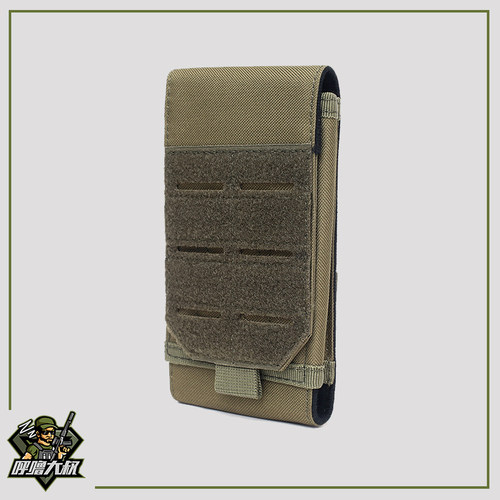 呼噜大叔wargame战术背心molle扩展手机包激光切割腰封手机袋副包
