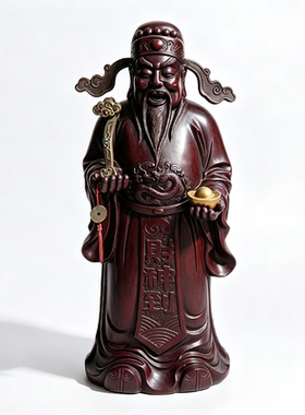 宜兴紫砂雕塑摆件观音菩萨财神爷
