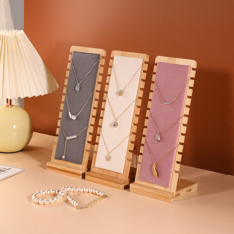 新款竹木首饰架项链展示架吊坠饰品挂架柜台摆件橱窗珠宝展示道具,饰品/流行首饰/时尚饰品新,首饰展示架,淘宝优惠券,粉丝福利购,淘宝优惠卷