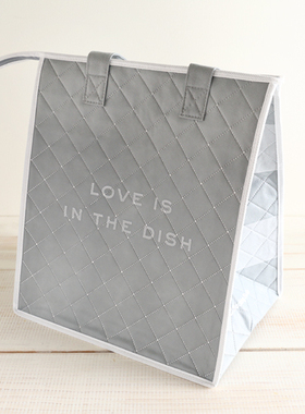 日本烘焙教室采购 灰色蛋糕保冷包 love is in the kitchen qc