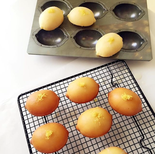 日本千代田6连柠檬玛德琳蛋糕不沾家用烘焙模具chiyoda联名