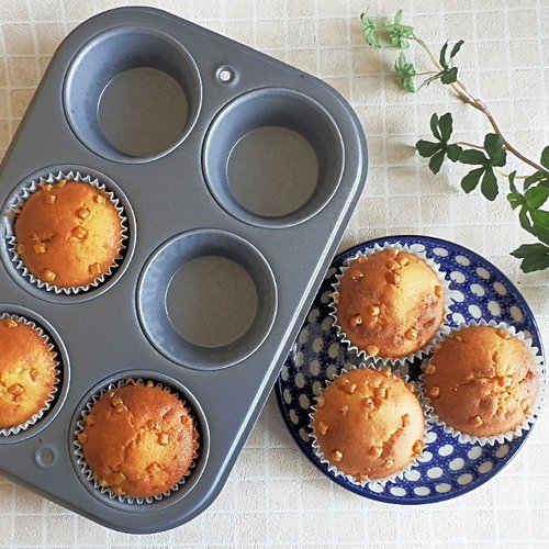 日本Cakeland Albrid麦芬马芬蛋糕小面包6连不粘烘焙模具