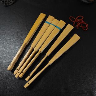 低价走量10寸15方水磨玉竹扇骨古风男扇宣纸文玩折扇空白扇子扇面
