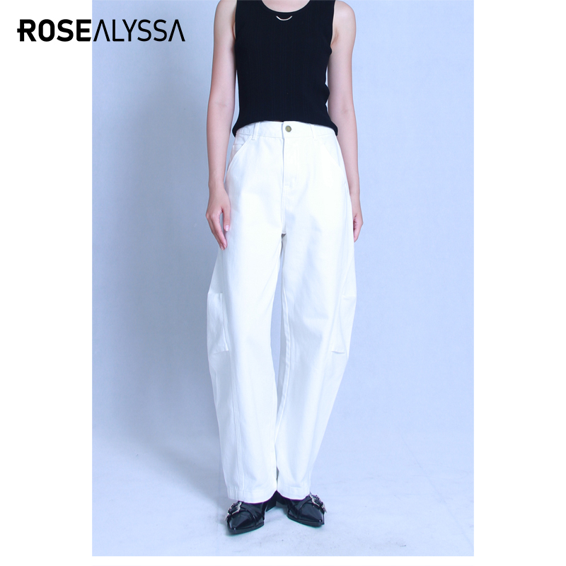 弯刀裤厚2024年秋牛仔裤