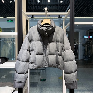 高级感短款宽松羽绒服90白鸭绒2025冬季时尚气质小个子保暖外套