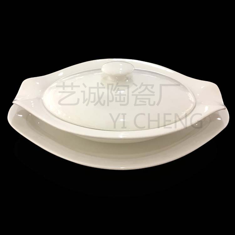 辽参带盖燕窝炖盅饭碗