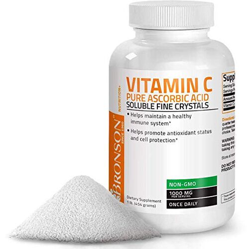 美国代购VitaminC Powder Pure Ascorbic Acid Soluble Fine
