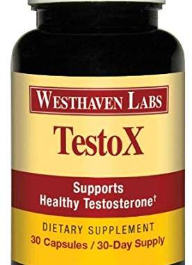 TestoX All-Natural Dietary Supplement Testosterone Booster.