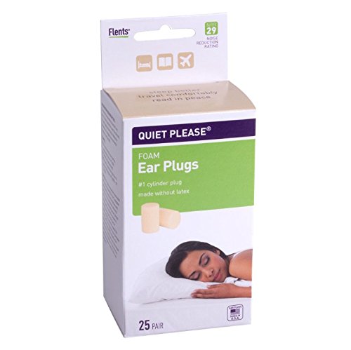Flents Quiet Please Foam Ear Plugs Value Pack (25 Pair)  HEA
