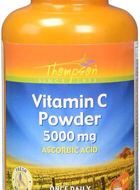 Thompson Vitamin C Powder | 5000mg | 100% Pure Ascorbic Acid