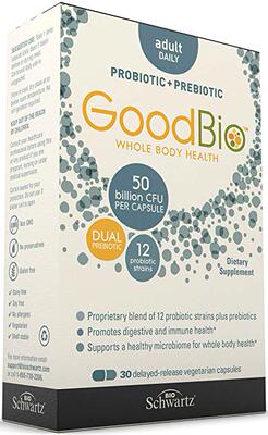 Premium Probiotics + Prebiotics Capsules- Adult Digestive &