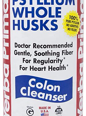 美国代购Yerba Prima Psyllium Whole Husks, 12-Ounce