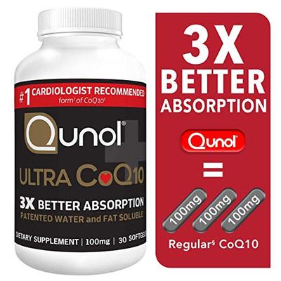 美国代购Qunol Ultra CoQ10 100mg, 3x Better Absorption, Paten