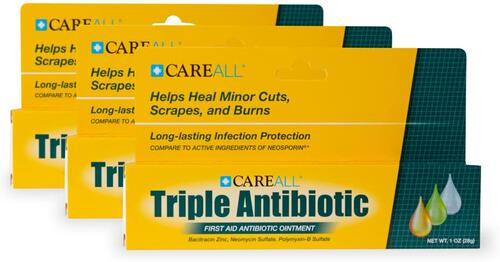 美国代购(3 Pack) CareALL® 1oz Triple  Ointment, Compare to