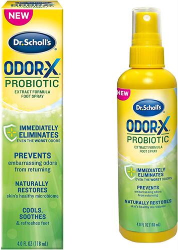 美国代购Dr. Scholl's Probiotic Foot Spray 4oz Immediately El