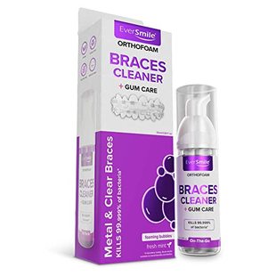 Cleans Under Metal OrthoFoam Cleaner Ceramic Braces