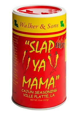 Slap Ya Mama Louisiana Style Cajun Seasoning, Hot Blend, MSG