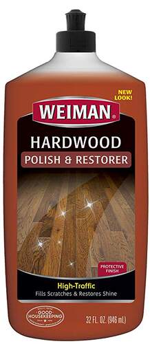 Weiman Wood Floor Polish and Restorer - 32 Ounce - High-Traf