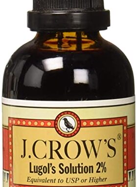 美国代购J.CROW'S® Lugol's Solution of Iodine 2% 2oz