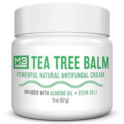 M3 Naturals Tea Tree Balm Infused with Almond Oil and Stem C