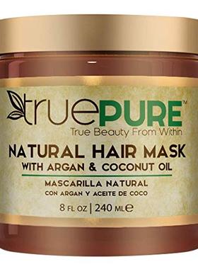 TruePure Natural Hair Mask With Argan Oil, Coconut Oil, Jojo
