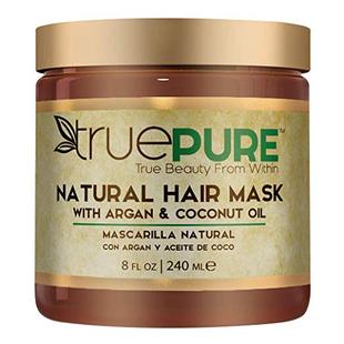 Mask With Argan TruePure Coconut Hair Oil Jojo Natural