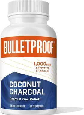 美国代购Bulletproof Activated Charcoal, 100% Coconut, Heartb