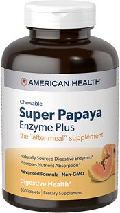 American Health Multi-Enzyme Plus, Super Papaya, 360 Count