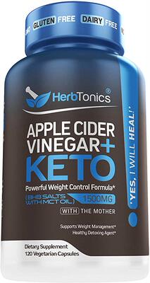 5x Potent Apple Cider Vinegar Capsules with Mother + BHB SAL