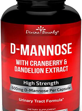 美国代购D-Mannose Capsules - 600mg D Mannose Powder per Cap