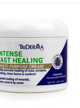 美国代购TriDerma Intense Fast Healing Cream, Decreases Heal