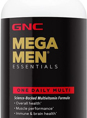 美国代购GNC Mega Men One Daily Multivitamin for Men, 60 Coun