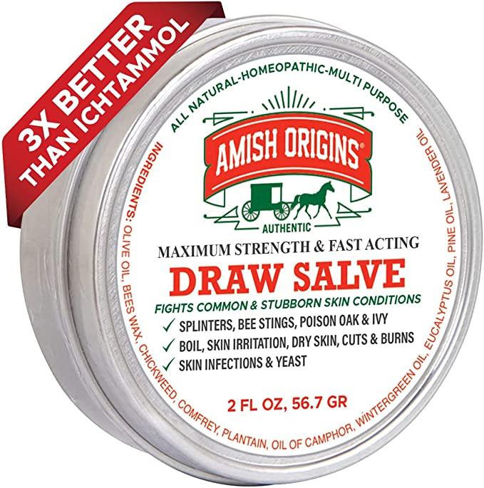 美国代购Drawing Salve Ointment, 2 oz, for Boil Treatment, Ma