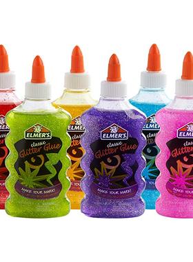 Elmer's Liquid Glitter Glue, Great for Making Slime, Washabl