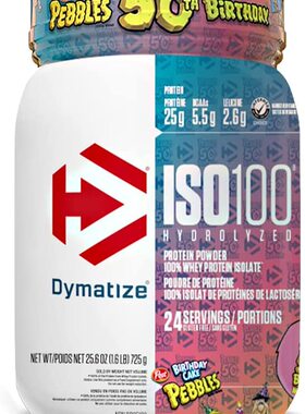 美国代购Dymatize ISO 100 Whey Protein Powder Isolate