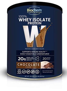 美国代购Biochem 100% Whey Isolate Protein - Chocolate Flavor