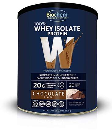 美国代购Biochem 100% Whey Isolate Protein - Chocolate Flavor