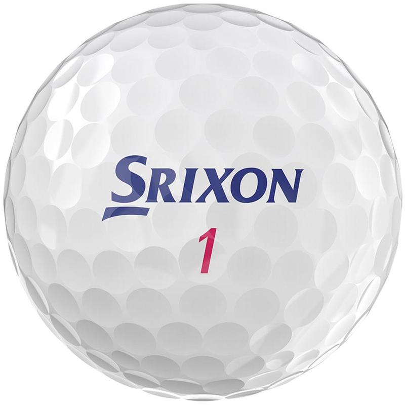 代购Srixon高尔夫球柔软触感稳定飞行精准控制高耐用性白色软感