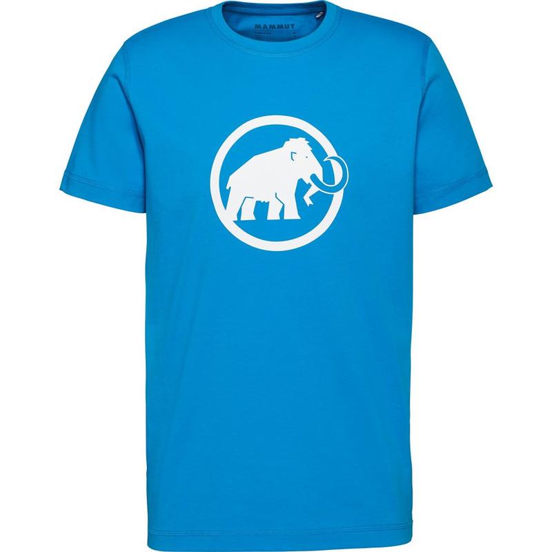 Mammut/猛犸象速干T恤男款 glacier蓝 有机棉透气舒适宽松休闲短