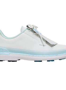 代购GFORE女士高尔夫球鞋防雨防滑透气舒适白色系带防水轻质