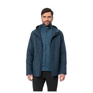 代购VAUDE巍德男士冲锋衣防水防风保暖3in1外套连帽长袖