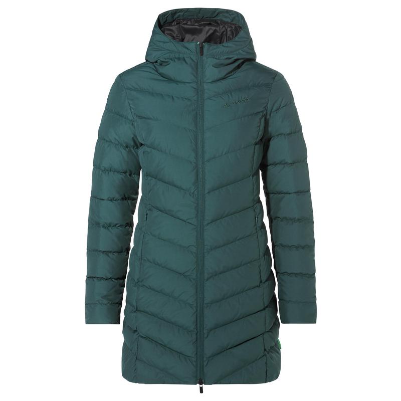 VAUDE巍德女士羽绒服防水防风保暖女式外套连帽中长款户外外套