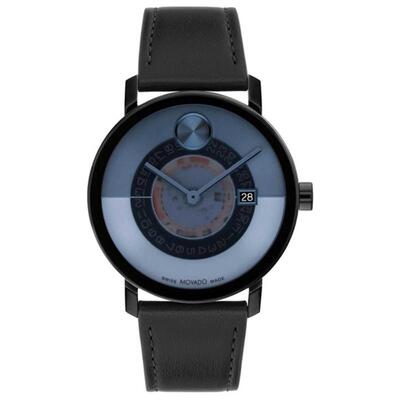 海外代购Movado/摩凡陀男士欧美腕表日历显示防刮镜面石英机芯